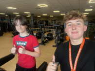 Gym sessions to promote physical activity.