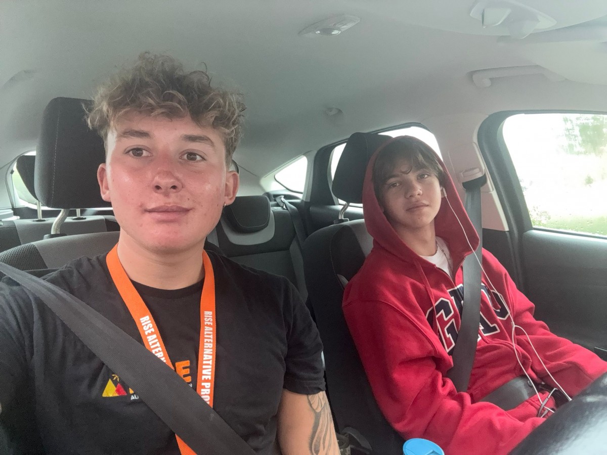 CM with his mentor, Sam.