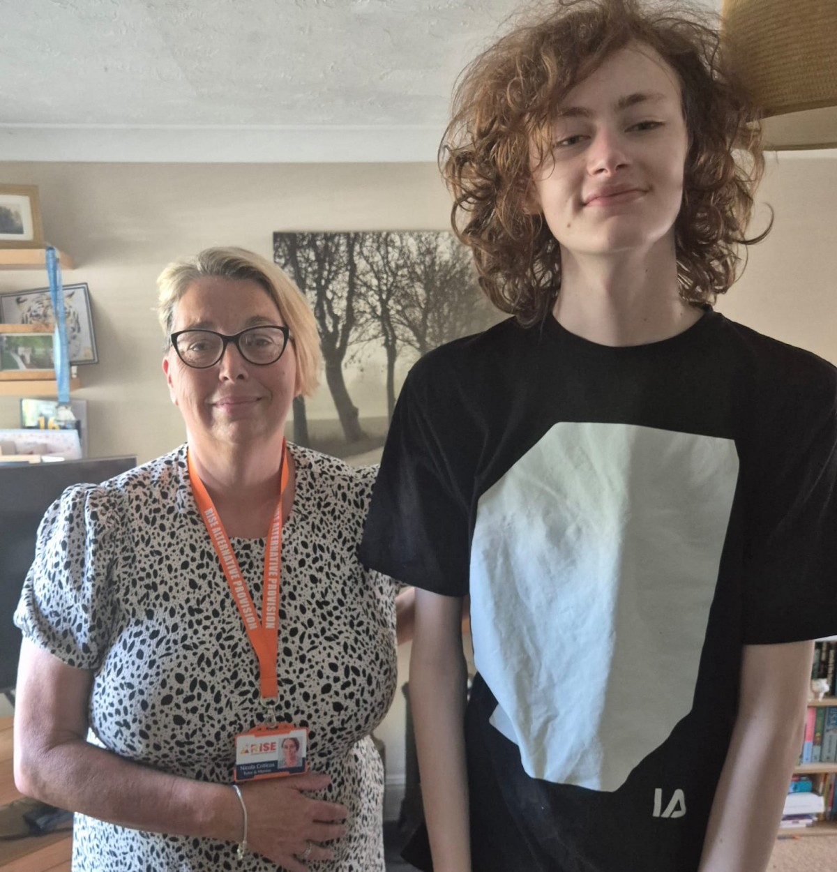 WFP with his mentor, Nicola.